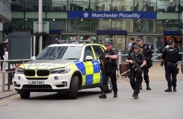 Police at Manchester Piccadilly Station - Manchester Crime Prevention Panel